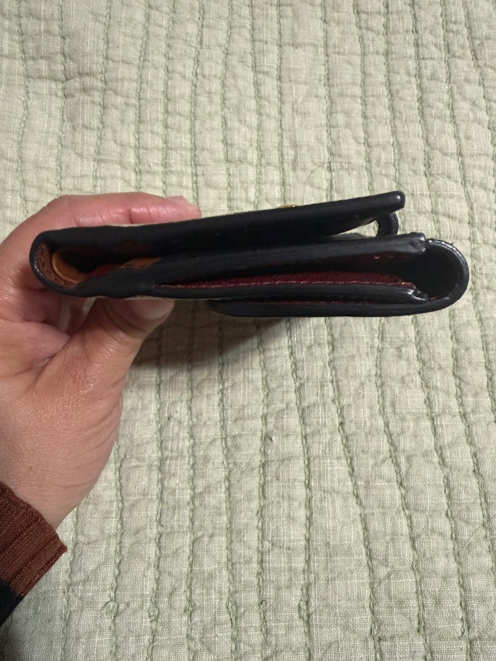 Burberry Burgundy and Beige Wallet - Picture 8 of 8